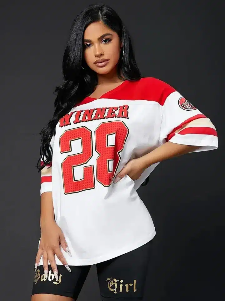 Oversize Women Printed Tshirt